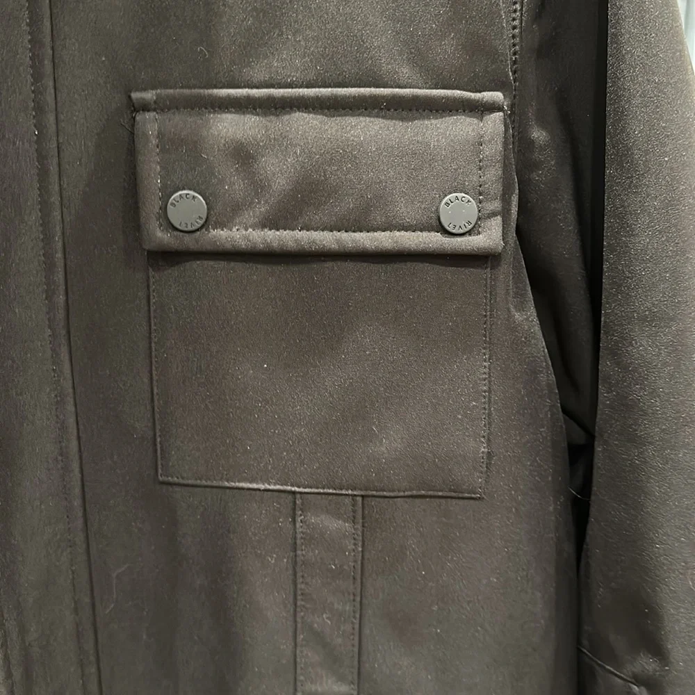 Black Rivet Coat - Picture 4 of 8